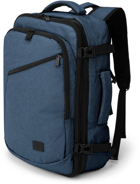 TRVLMORE 40L Reistas - Handbagage Rugzak - Rugtas - Weekendtas - Spatwaterdicht - Blauw