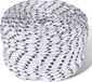 vidaXL Boottouw polyester gevlochten 14mmx50m Wit