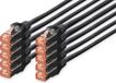 Digitus DK-1644-020-BL-10 - Netwerkkabel - 2 m - Zwart