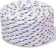 vidaXL - Corde de bateau - 6 mm - 100 m - polypropylène - blanc