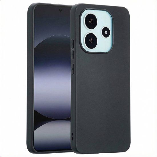 imoshion Color Backcover - Geschikt voor Xiaomi Redmi Note 14 (4G) - Zwart
