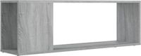 vidaXL Tv-meubel 100x24x32 cm bewerkt hout grijs sonoma eikenkleurig