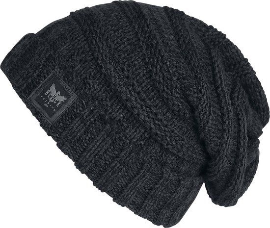Black Premium by EMP Zwarte muts in grof breisel - Unisex - Standard