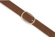Ichi Damesriem Ialuia Goudkleurig Imitatieleer 85 cm