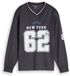 Tom Tailor - Oversized trui met lange mouwen - Maat 164 - coal grey
