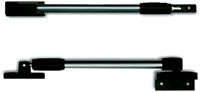 Dulimex DX telescopische raamuitzetter 380-550 mm zwart-RVS finish
