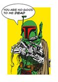 Komar Star Wars Classic Comic Quote Boba_Fett - 50 x 70 cm muurschildering, poster, kunstdruk (zonder lijst)
