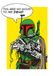 Komar Star Wars Classic Comic Quote Boba_Fett - 50 x 70 cm muurschildering, poster, kunstdruk (zonder lijst)
