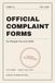 Official Complaint Forms for People You Live With: 100 Complaint Forms to Fill In and Hand Over