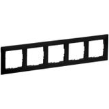 Legrand SEANO 5-fach Rahmen Schwarz lackiert 765375