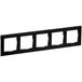 Legrand SEANO 5-fach Rahmen Schwarz lackiert 765375
