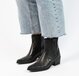 Manfield Dames Zwarte Leren Cowboy Laarzen Maat 37 - Herfst/Winter 2024