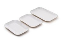 Elegante 51-delige dinerset, 100% porselein, crèmekleur