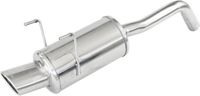 100% InoXcar 100% RVS Sportuitlaat passend voor Fiat 500 1.4 16v (100pk) 2007- 120x80mm