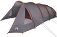 vidaXL Tente tunnel pour 6 personnes - Gris et Orange