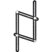 PARKSIDE règle d'angle multifonction, règle triangulaire, équerre avec butée, équerre de menuisier avec pied en bois de hêtre. (Règle d'angle multifonction)