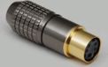 BKL Electronic 0204023 Miniatuur-DIN-connector Bus, recht Aantal polen: 4 Zwart 1 stuk(s)