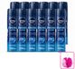 NIVEA MEN 12 x Vaporisateur Fresh Active - 150 ml