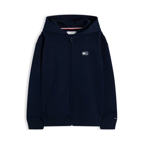 Tommy Hilfiger sweatvest - donkerblauw
