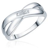 Lulu Jane Ring Zilver 999 zilver Diamant Briljant 17.75 mm / maat 56