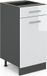 Vicco R-Line Keukenonderkast – 40 cm WB Marmer Wit Hoogglans