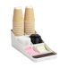 Mind Reader - Organizer voor accessoires en specerijen voor koffie Trove White