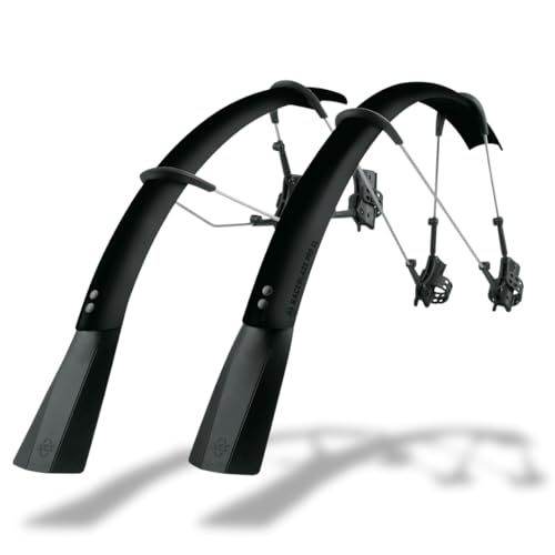 SKS GERMANY Raceblade Pro Set spatbord voor volwassenen, mat zwart, XL