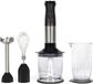 LIVOO DOP246 Mixeur plongeant, 800 W, 12 vitesses, accessoire hachoir 500 ml, fouet en acier inoxydable