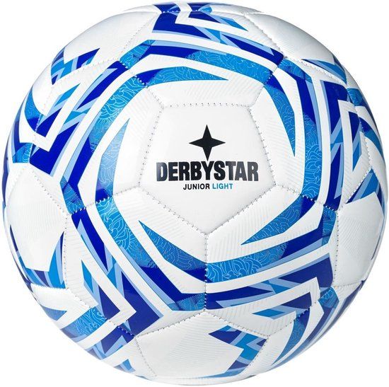 Derbystar Voetbal Junior Light V25 Wit Blauw Maat 5