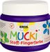 KREUL Mucki bright fabric finger paint, 150 ml in violet