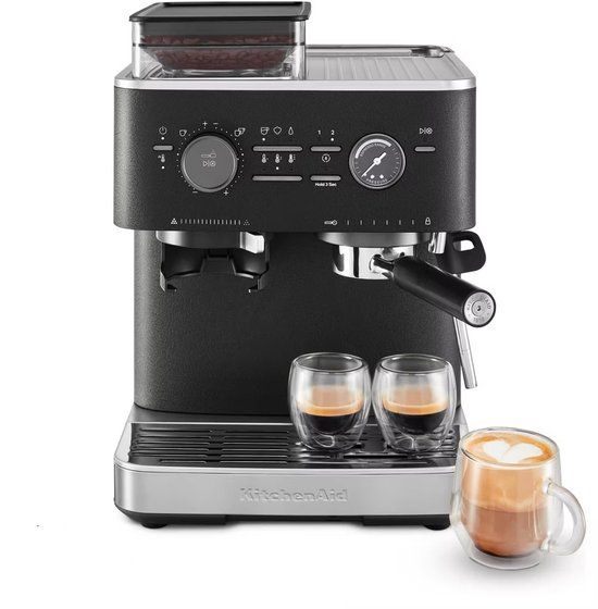 KitchenAid Halfautomatische Espressomachine - Vulkaanzwart