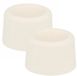 Benson Deurbuffers / deurstoppers rubbers - 2x - wit - 40 x 25 mm - met schroefbevestiging
