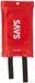 SAVS® Blusdeken - 100 x 100 cm - Fibre de verre - Rouge - Inclusief hoes - NEN-EN1869 - 5 ans de garantie