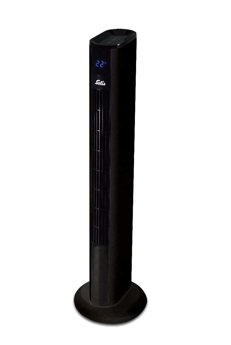 Solis Easy Breezy Tower Fan - Black - with Remote Control