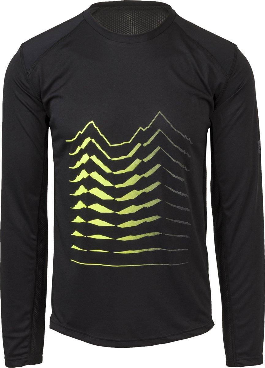 AGU Fietsshirt Lange Mouwen II MTB Heren - Zwart - S