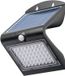 Goobay 77429 Lampe murale solaire avec détecteur de mouvement, 4W, Noir