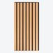 Panneau mural en bois sans marque - 4 pièces de 60 x 30 cm - Marron - MDF - Feutre
