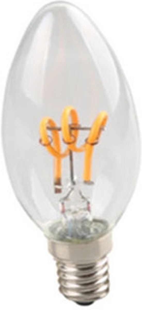 Groenovatie E14 LED Filament Kaarslamp 3W Spiral Extra Warm Wit Dimbaar