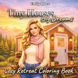 Tiny Houses: Big Dreams Coloring Book for Adults