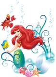 Komar Muursticker Ariel van Disney - 50x70 cm - Kleurrijk