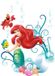 Komar Muursticker Ariel van Disney - 50x70 cm - Kleurrijk
