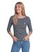 TOM TAILOR Shirt nachtblauw / wit