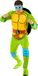 Rubies Officiële Paramount TMNT Leonardo kostuum voor volwassenen, verkleedkledij, maat L