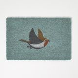 Homescapes Robin-deurmat – Kokosmat die vuil opvangt 40 x 60 cm