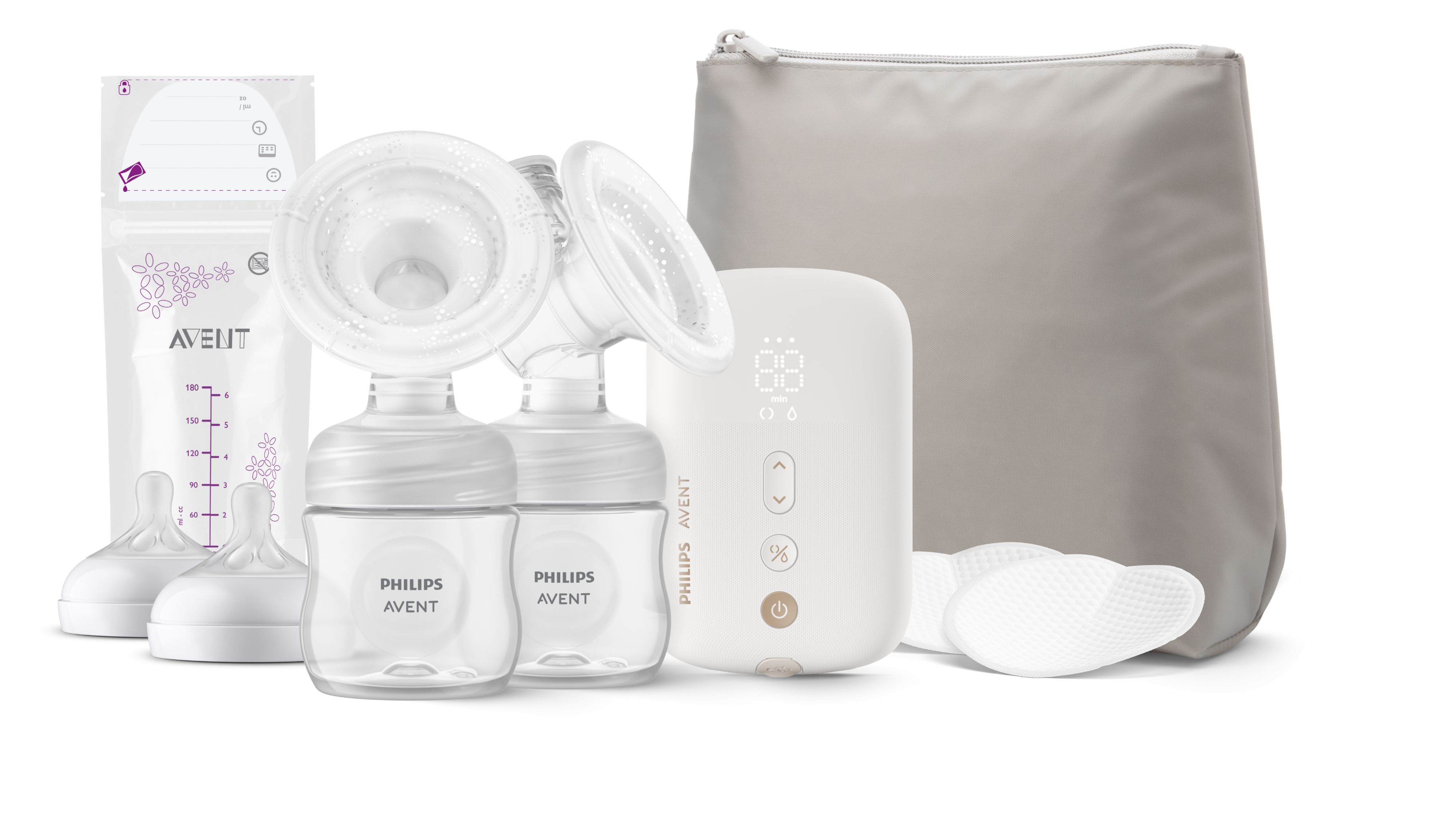 Philips Avent SCF398/31 Dubbele Elektrische Borstkolf - Oplaadbaar