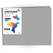 Cartulina m-office Cartulina de Colores, Cartulina Grande 50x65 cm de Colores Claros e Intensos, Cartulinas de Colores 180gr para Manualidades, Diseños Creativos y Proyectos de Arte (x125 hojas, gris)
