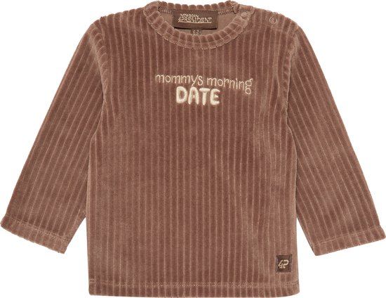 4PRESIDENT Zammi Brown Gestreept Katoen/Polyester Unisex Baby Maat 80