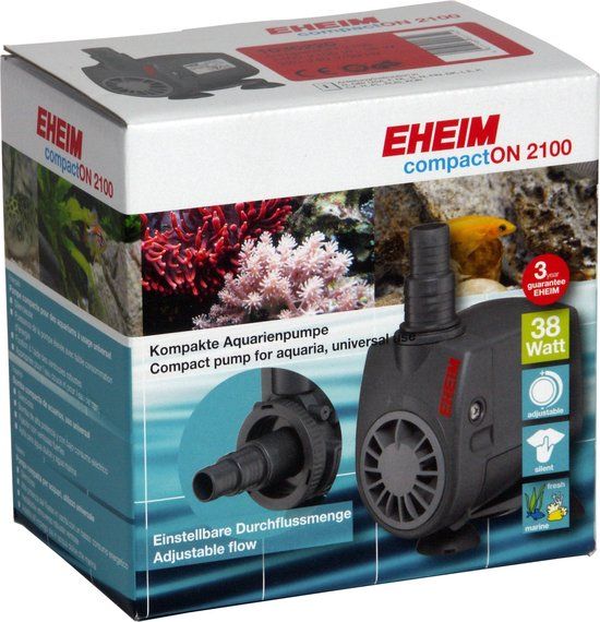 Gebr. de Boon Eheim CompactON Pomp 2100 - 1400-2100 L/H - Zwart