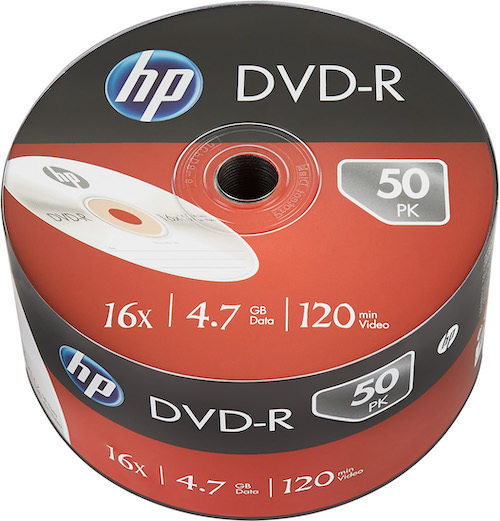 HP DVD-R 4.7 GB 50 stuks