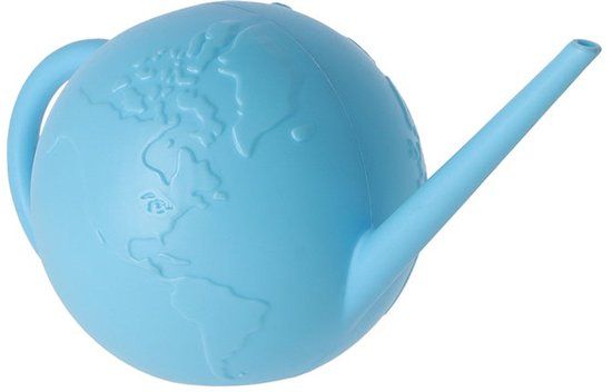 Esschert Design Gieter wereldbol blauw kunststof 1.50 l
